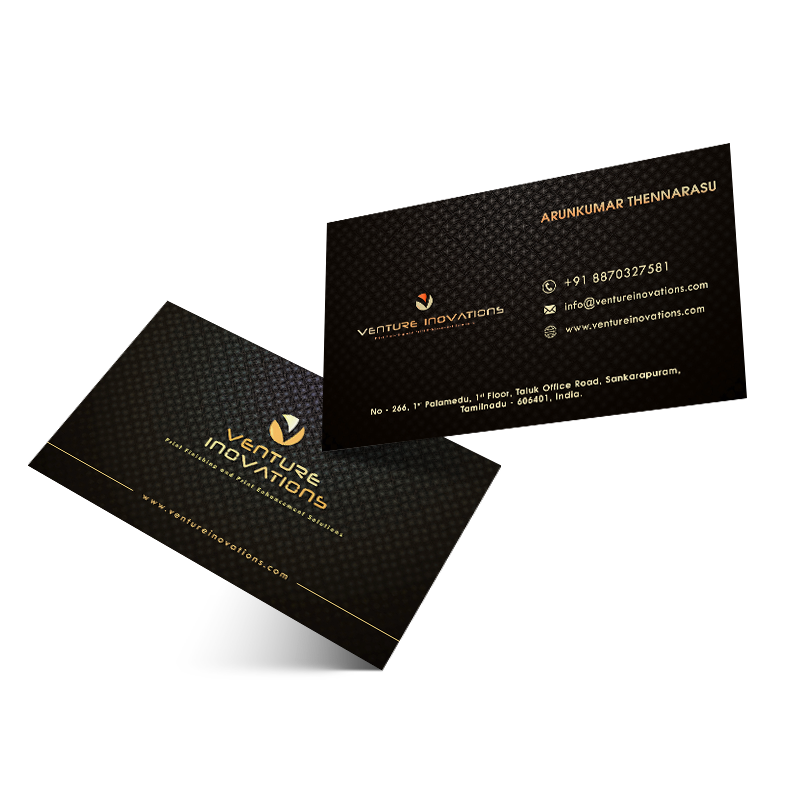 White Media business card printing