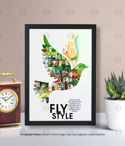 Pigeon Collage photo frame