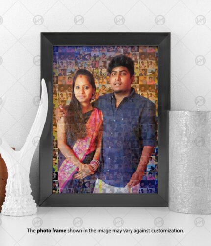 Portrait Mosaic Photo Frame