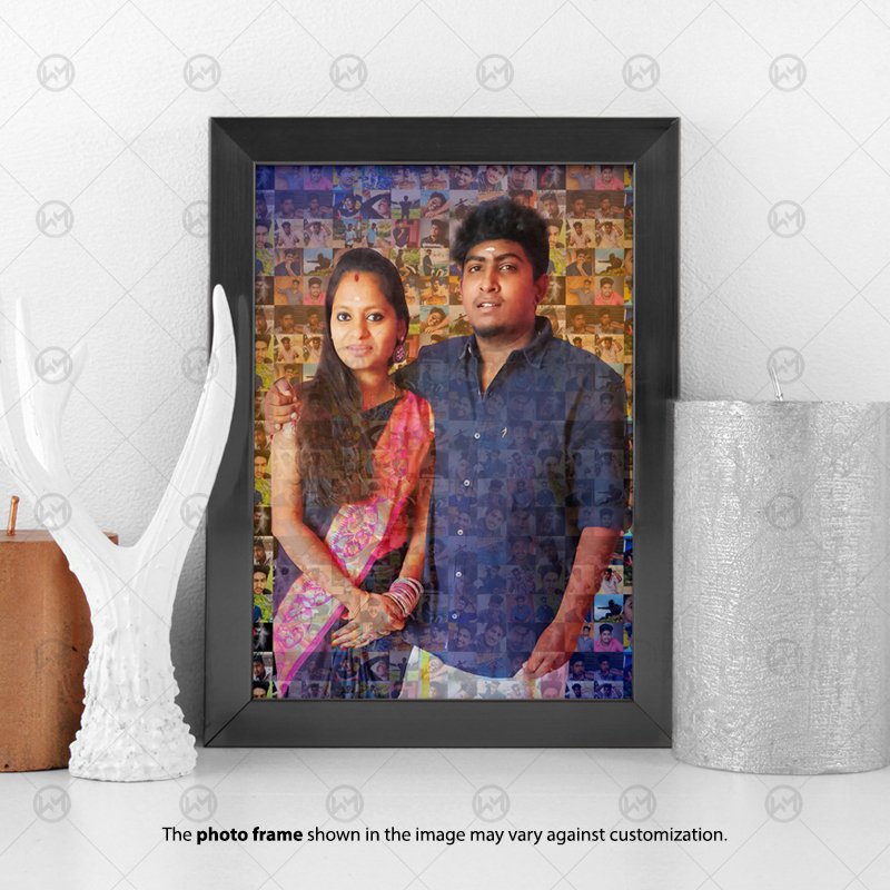 031-2023 Portrait Mosaic Photo Frame