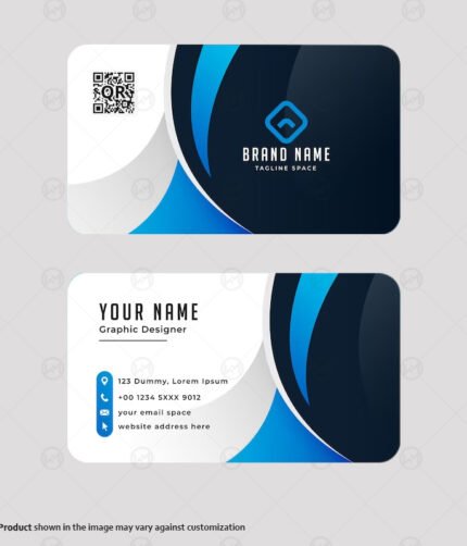 Single Side Business Card- Round Edge